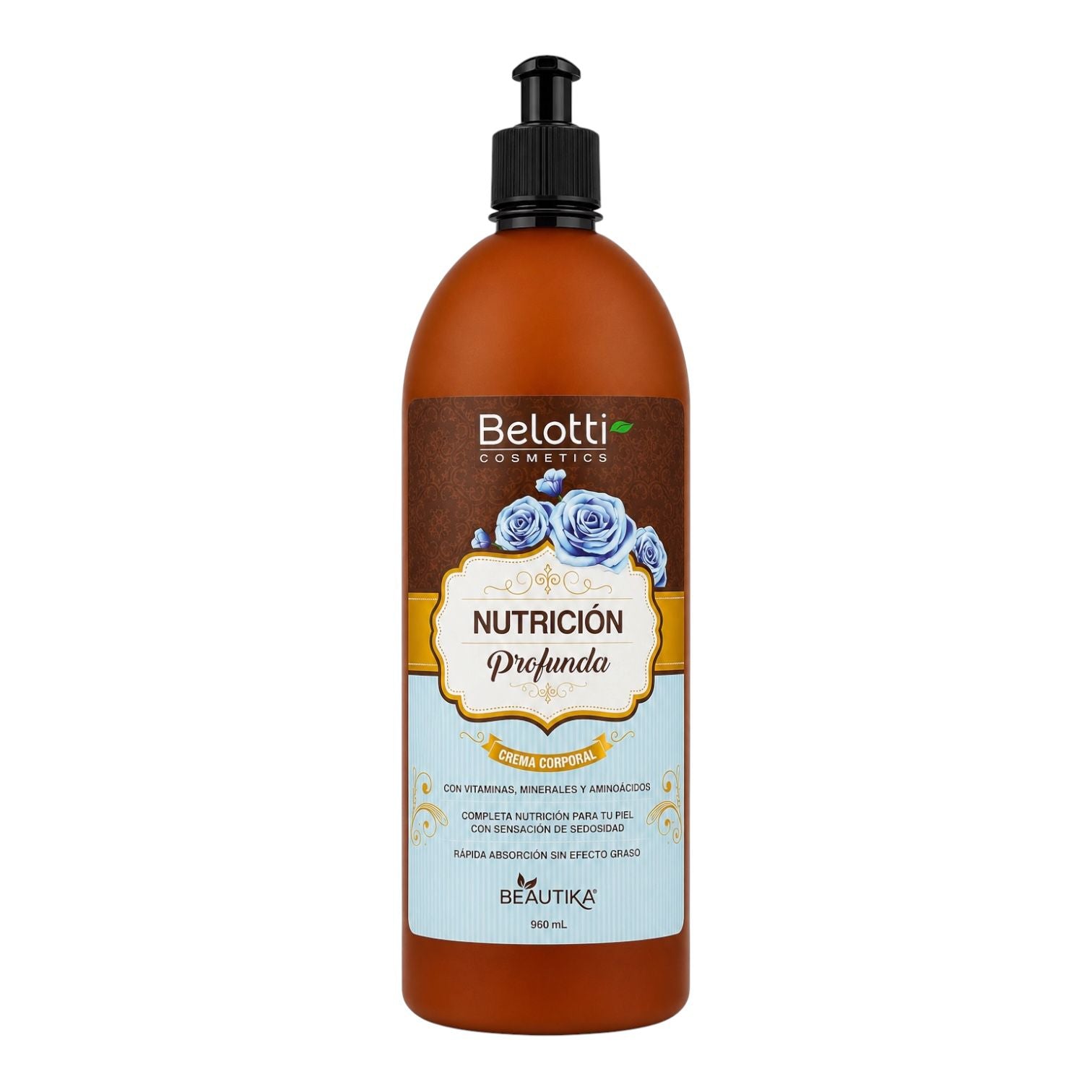 CREMA CORPORAL NUTRICION PROFUNDA 960ML BELOTTI BEAUTIKA
