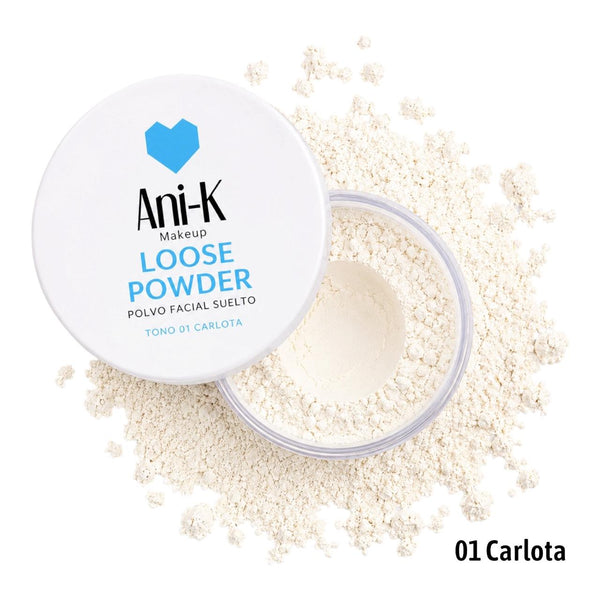 POLVO FACIAL SUELTO TONO 01 CARLOTA ANI-K MAKEUP