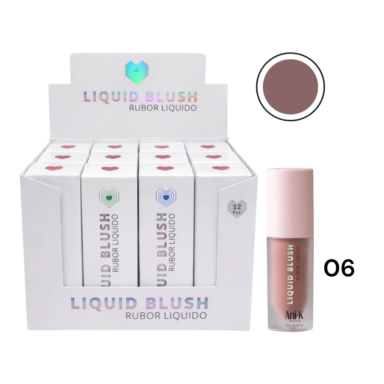 RUBOR LIQUIDO TONO 06 MARTINI ANI-K MAKEUP