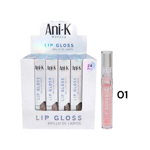 BRILLO GLOSS TONO 01 DIVA ANI-K MAKEUP