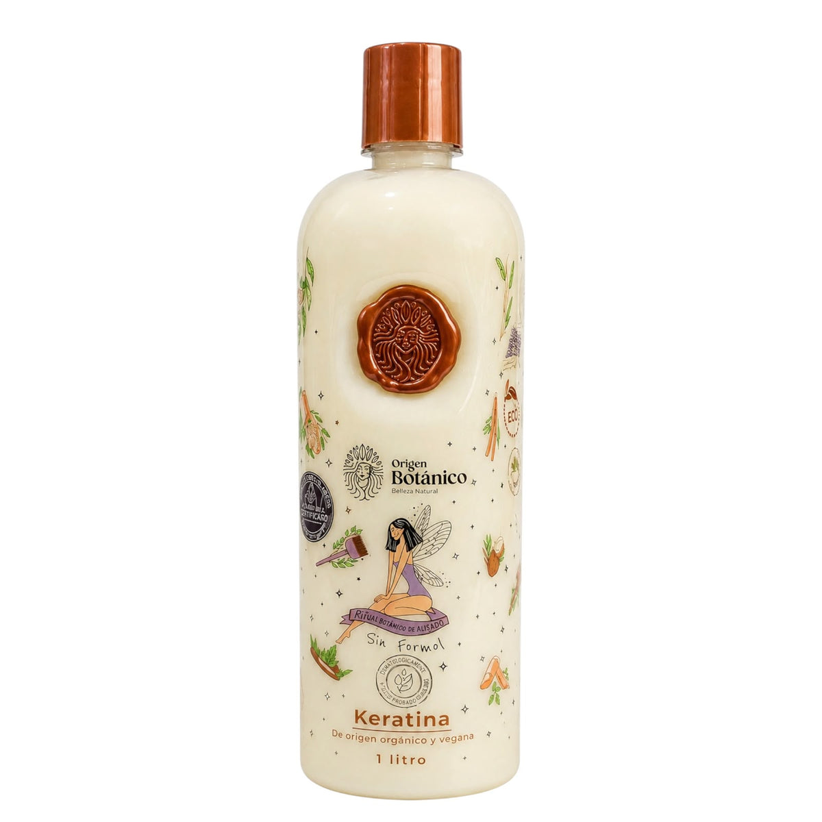 KERATINA SIN FORMOL 1LITRO RITUAL BOTANICO