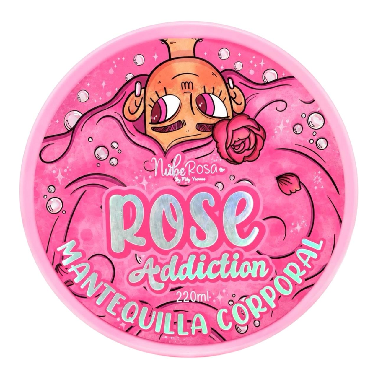 MANTEQUILLA CORPORAL ROSE ADDICTION 220ML NUBE ROSA
