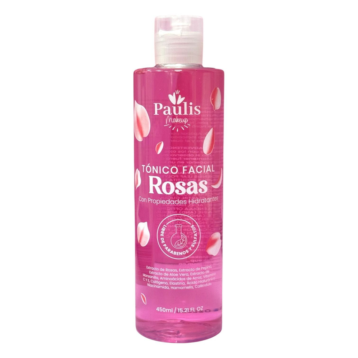 AGUA DE ROSAS 450ML PAULIS