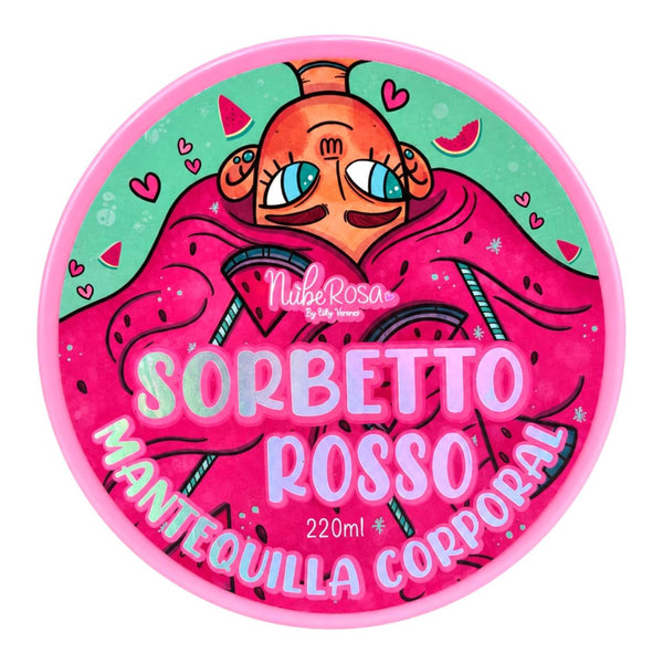 MANTEQUILLA CORPORAL SORBETTO ROSSO 220ML NUBE ROSA