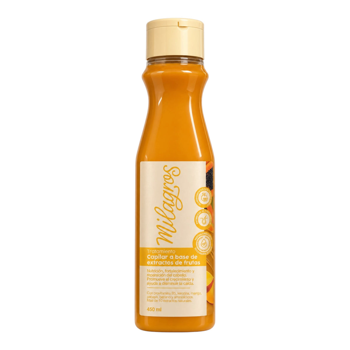 TRATAMIENTO A BASE DE EXTRACTOS DE FRUTAS 450ML MILAGROS