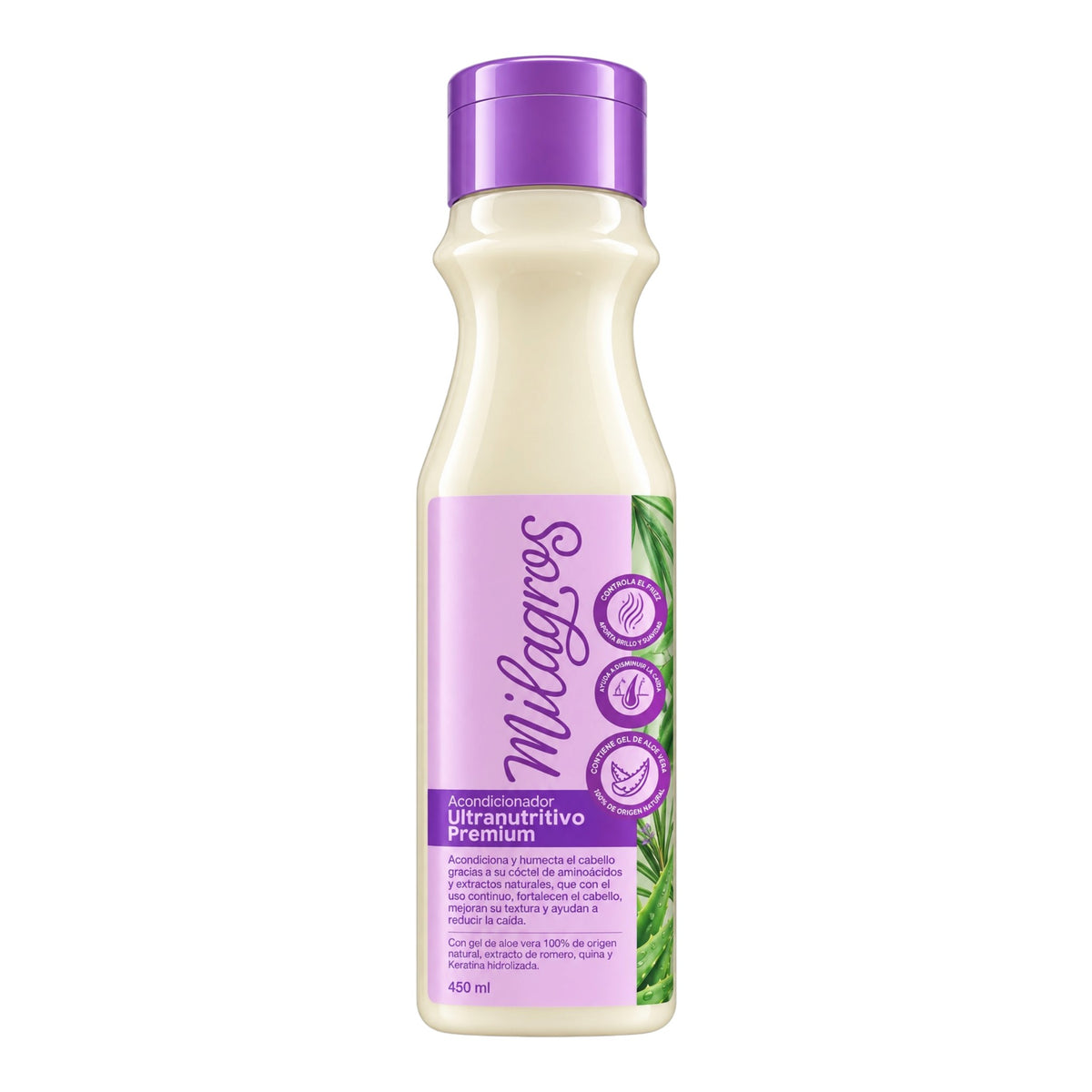ACONDICIONADOR ULTRANUTRITIVO PREMIUM 450ML MILAGROS