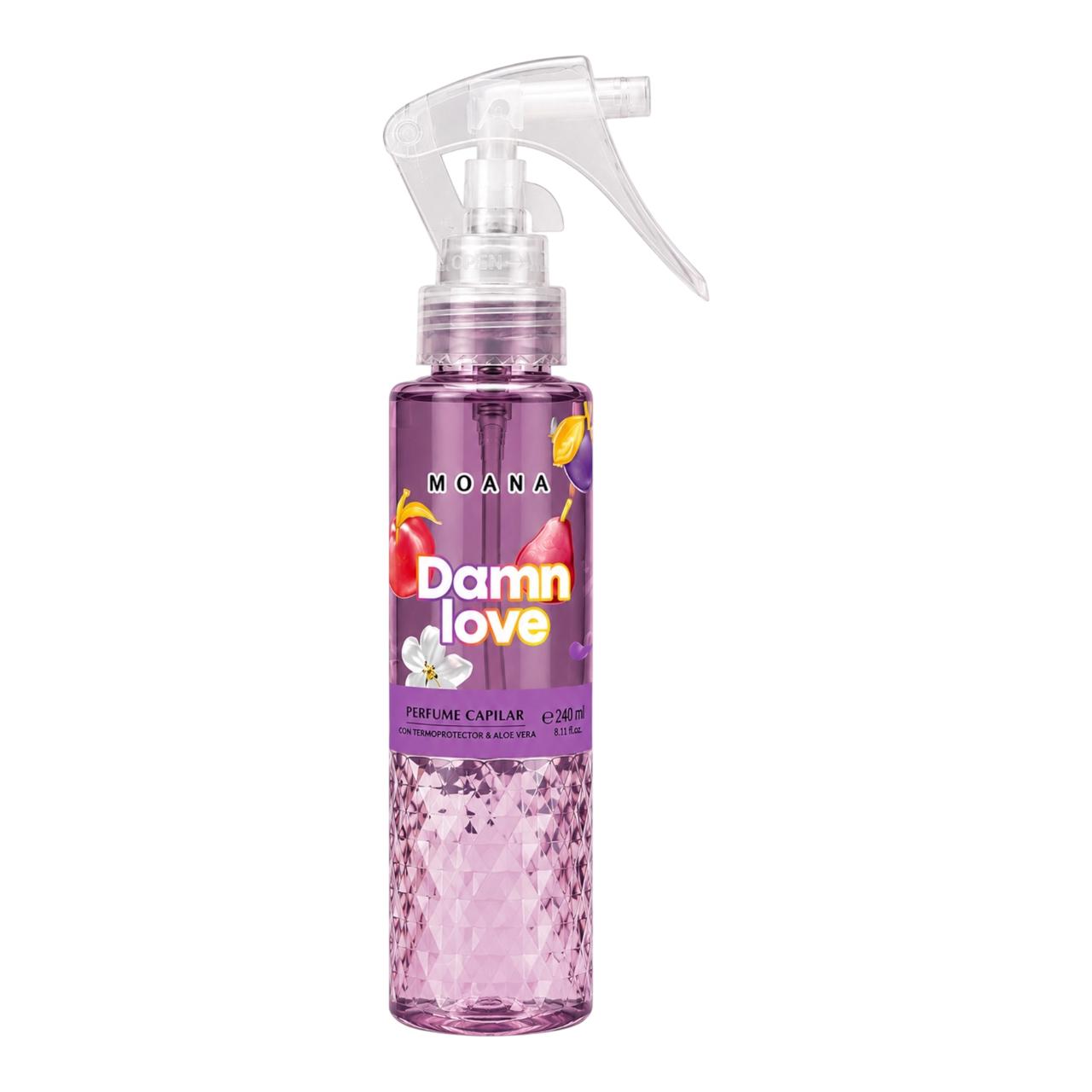 PERFUME CAPILAR CON TERMOPROTECTOR DAMN LOVE 95ML MOANA