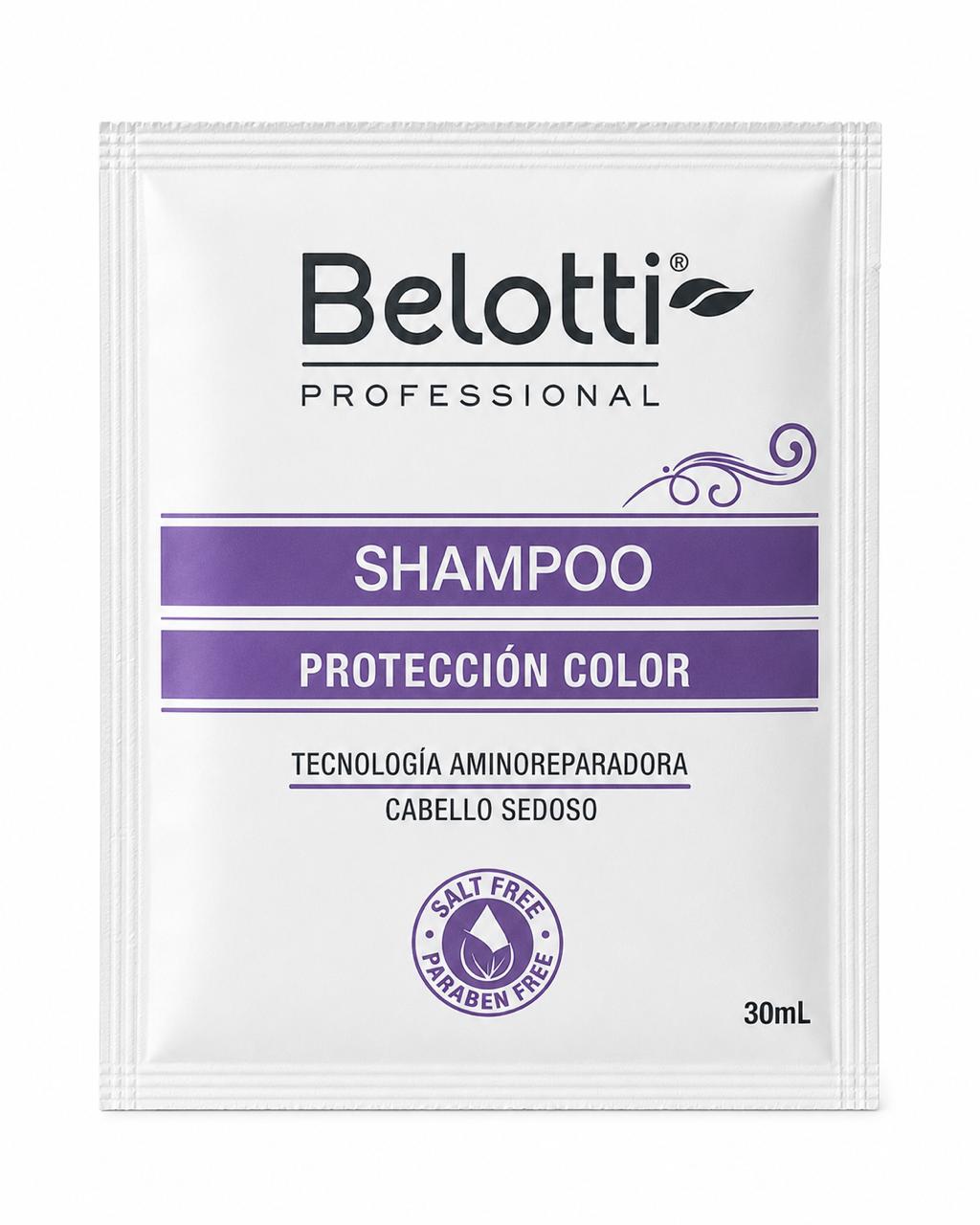 SOBRE SHAMPOO PROTECCION COLOR 30ML MORADO BELOTTI
