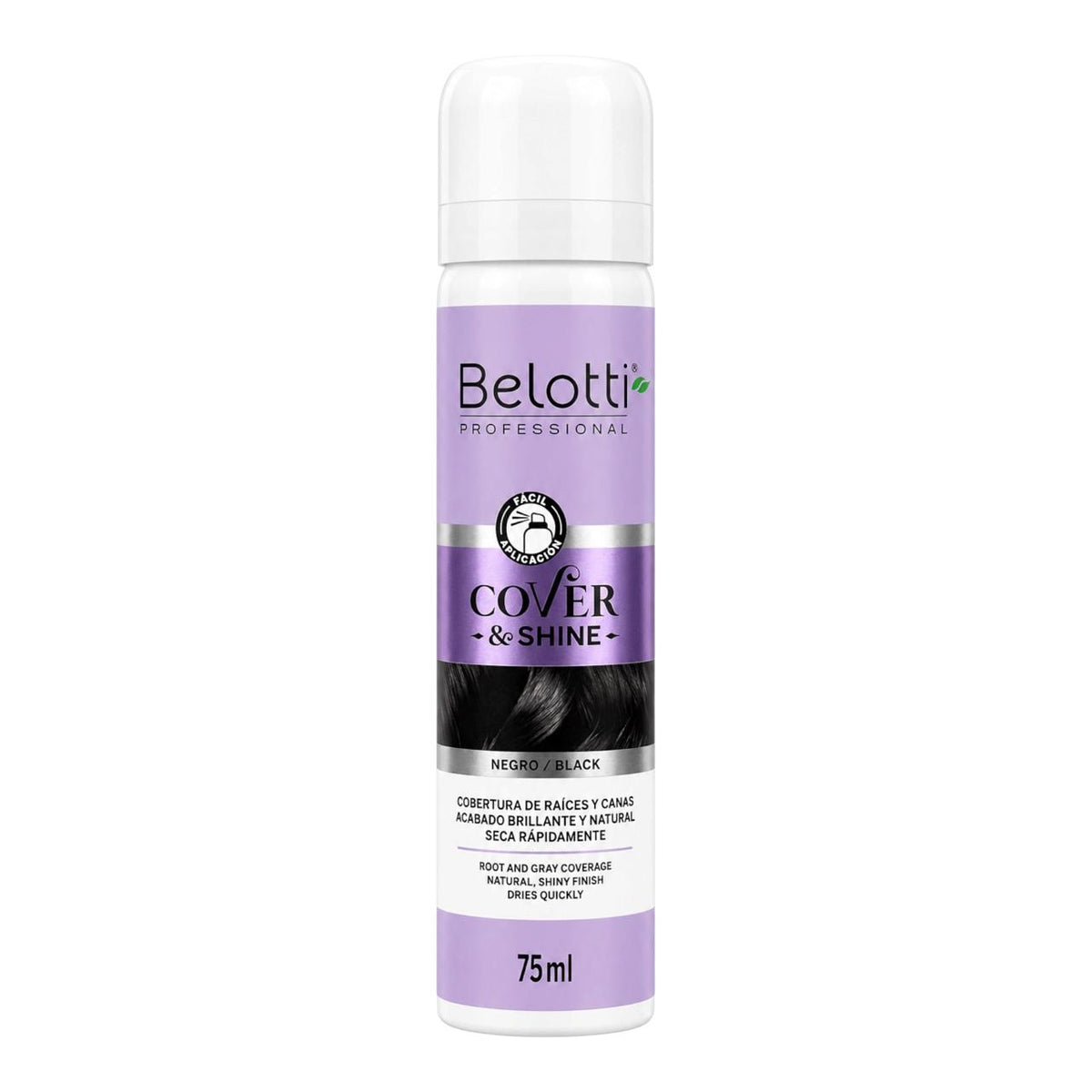 COVER SHINE TONO NEGRO 75ML BELOTTI