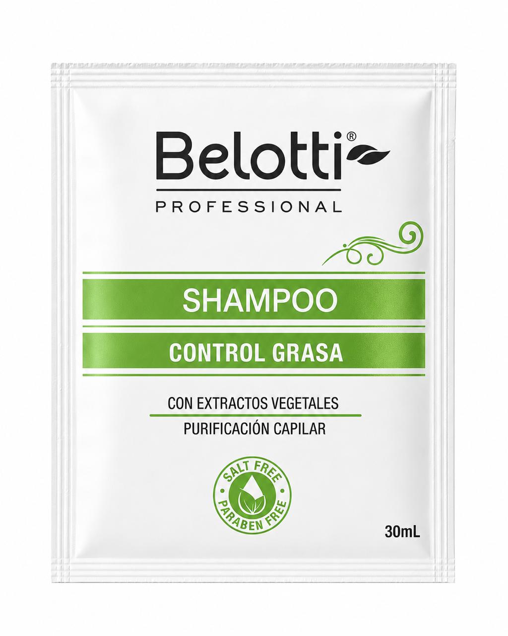 SOBRE SHAMPOO CONTROL GRASA 30ML VERDE BELOTTI