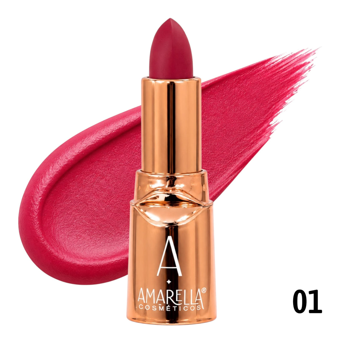 LABIAL EN BARRA MATTE TONOS ROJOS AKARELLA