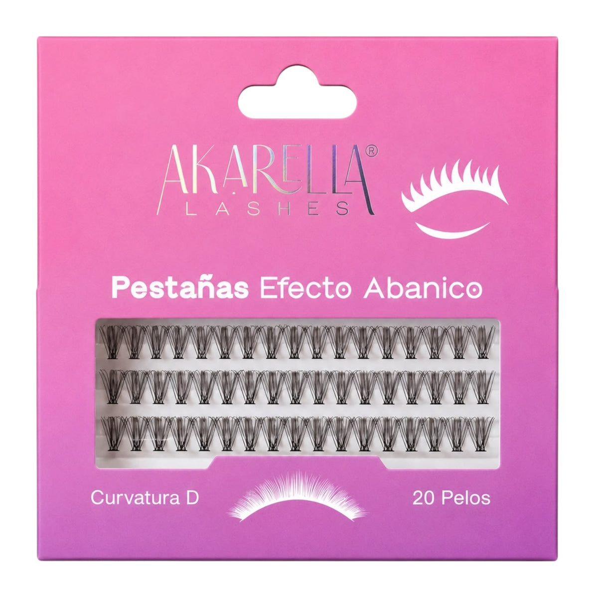 PESTAÑAS EFECTO ABANICO REF PEAD10 AKARELLA