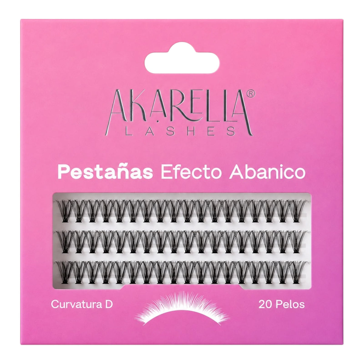 PESTAÑAS EFECTO ABANICO PEAD12 AKARELLA