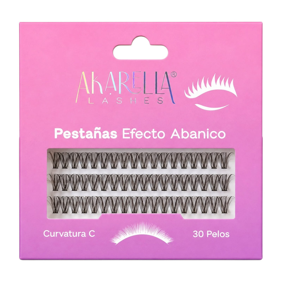PESTAÑAS EFECTO ABANICO REF PEAC3012 AKARELLA