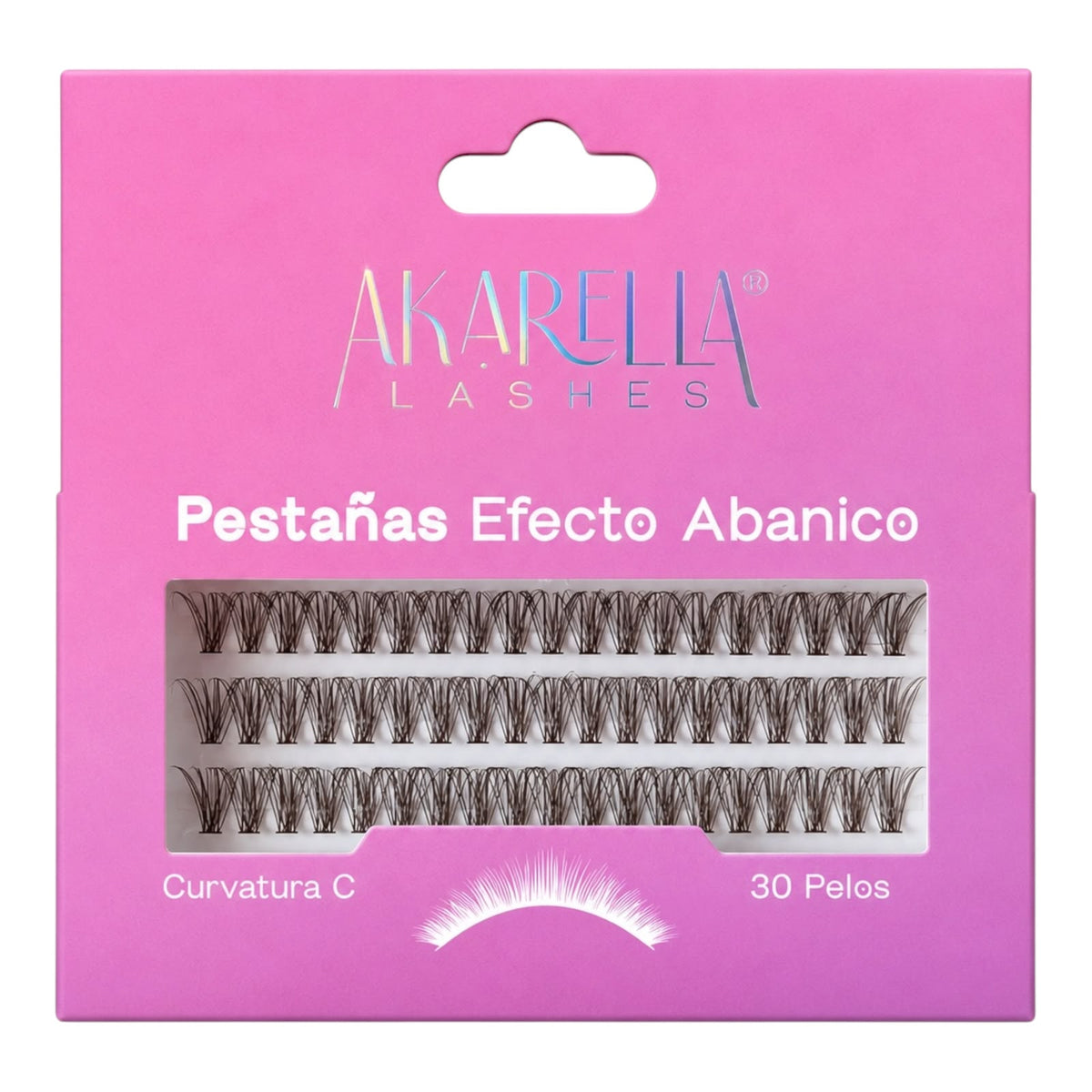 PESTAÑAS EFECTO ABANICO PEAC3014 AKARELLA