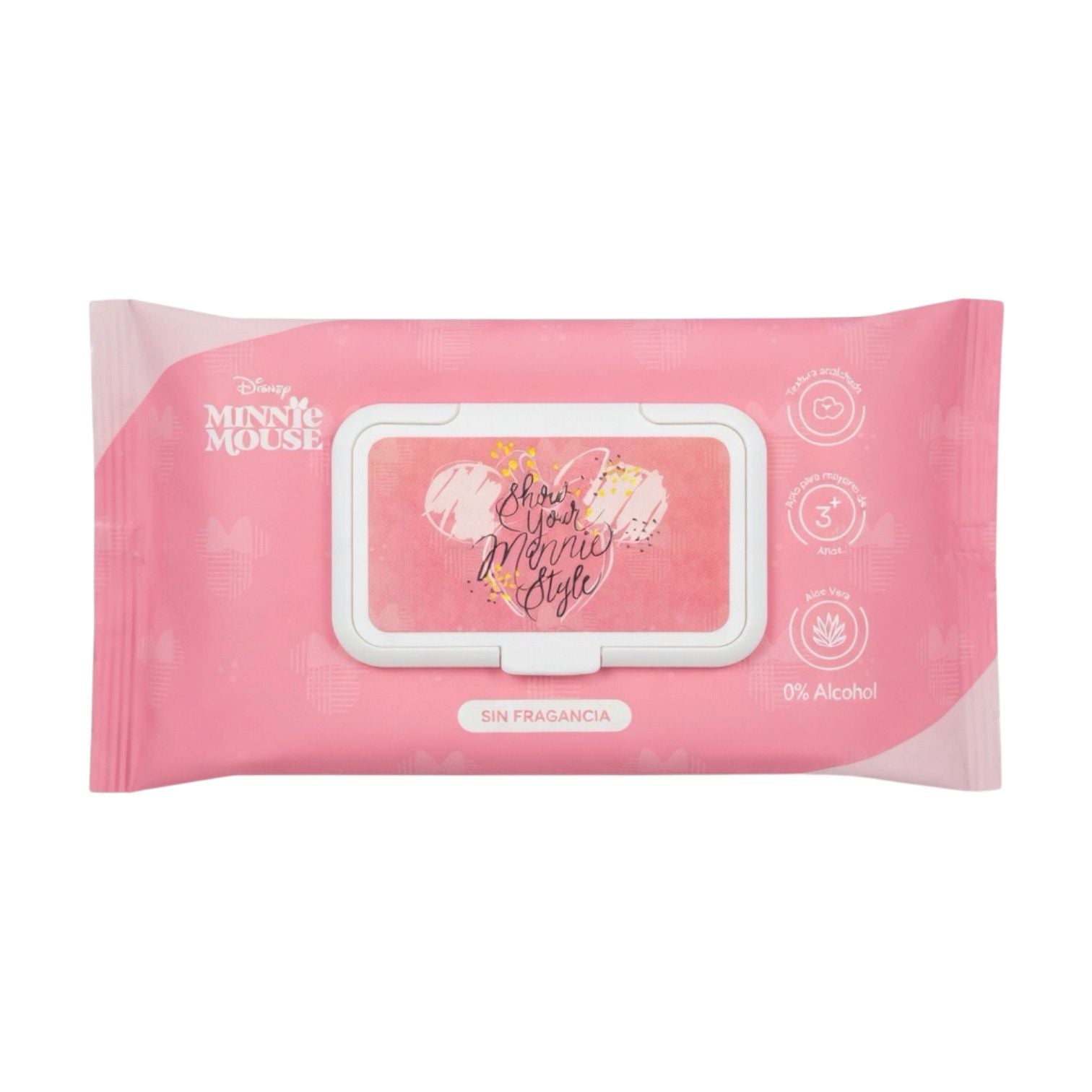 TOALLITAS HUMEDAS X80 DISNEY MINNIE MOUSE SHOW YOUR MINNIE STYLE COSMOS