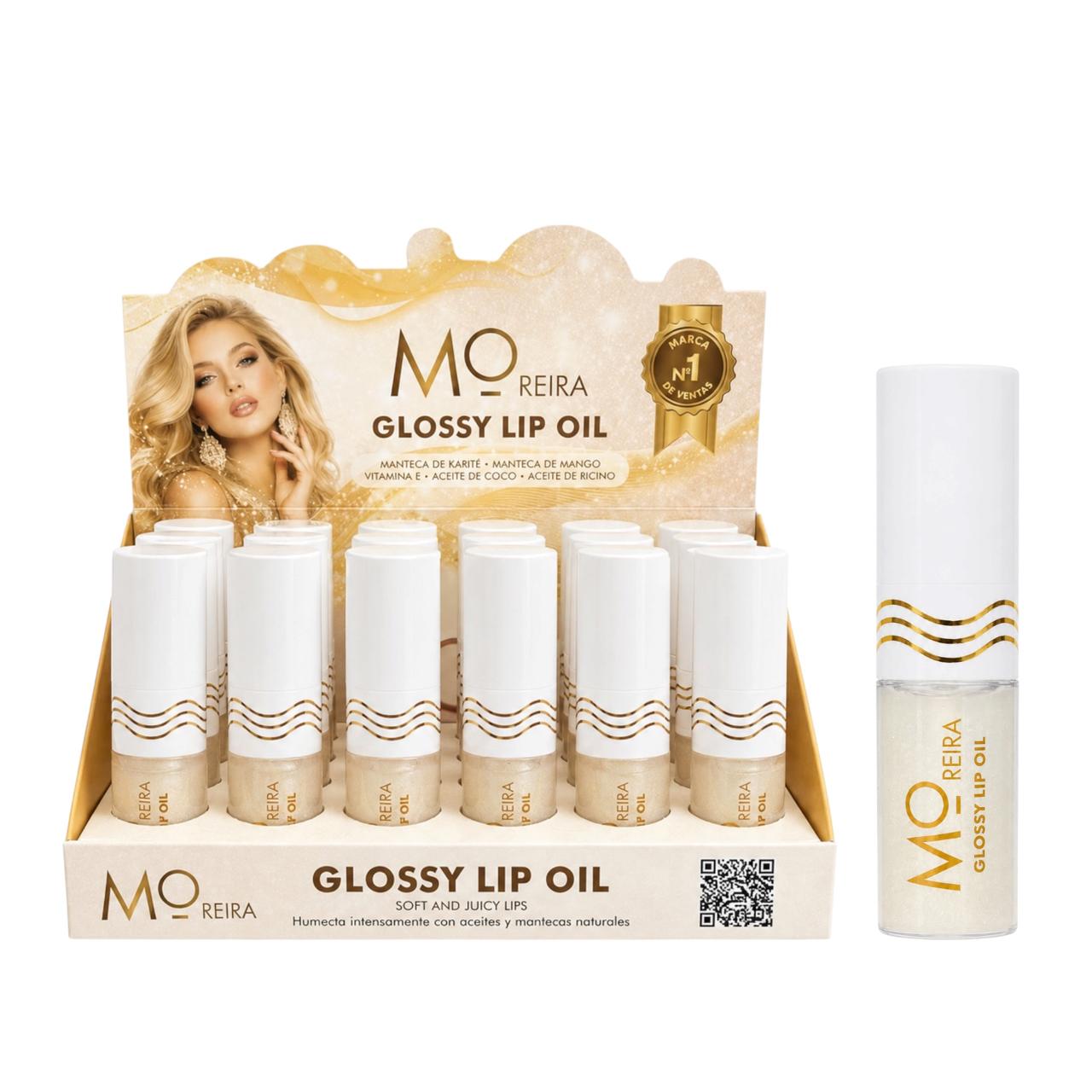 BRILLO GLOSS ESCARCHADO MENTOLADO GLOSSY LIP OIL MOREIRA