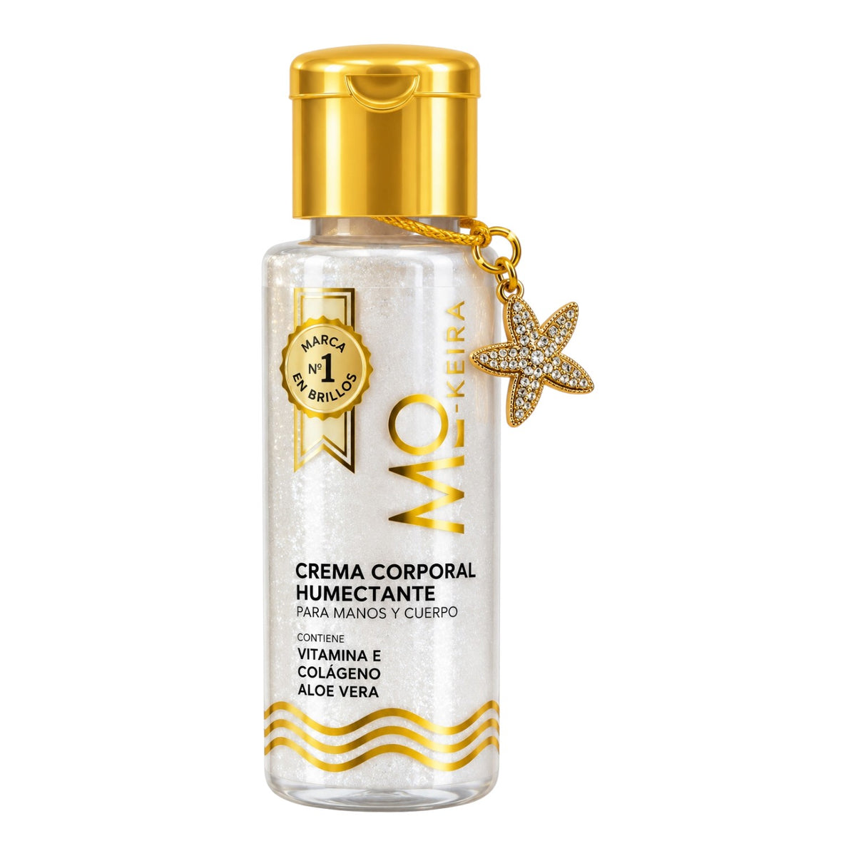 MINI CREMA PLATEADA SHIMMER LLAVERO 45ML MOREIRA