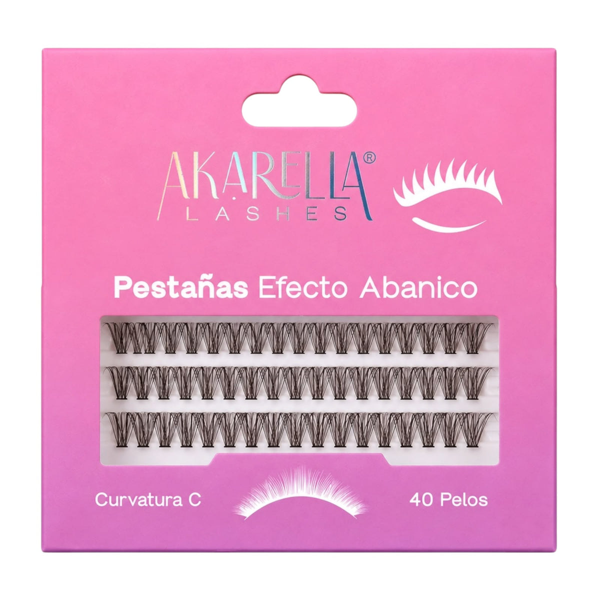 PESTAÑAS EFECTO ABANICO REF PEAC4010 AKARELLA