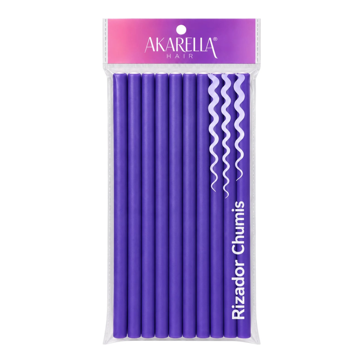 SET X10 RIZADOR CHUMIS #4 COLORES AKARELLA