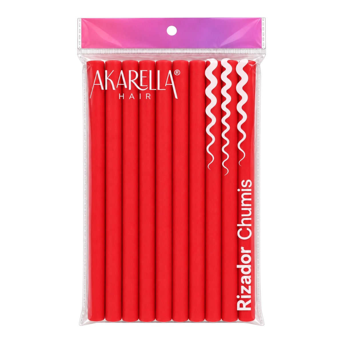 SET X10 RIZADOR CHUMIS #6 COLORES AKARELLA