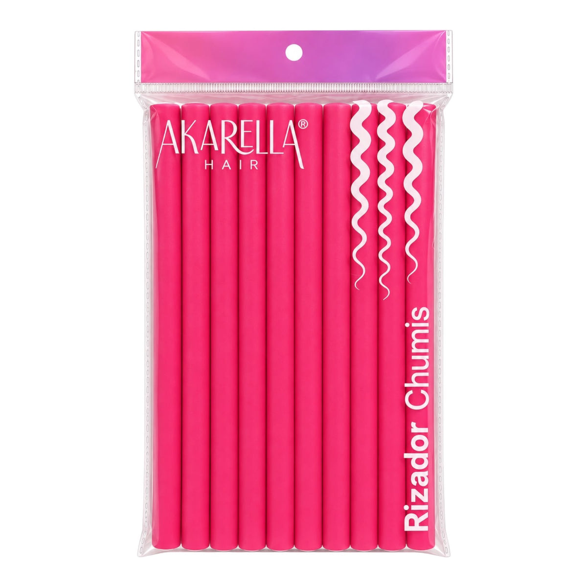 SET X10 RIZADOR CHUMIS #6 COLORES AKARELLA
