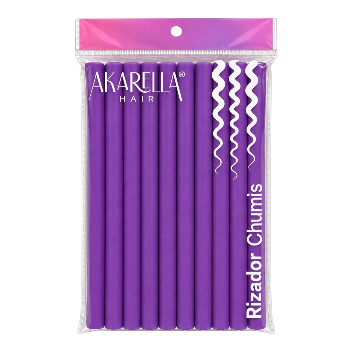 SET X10 RIZADOR CHUMIS #6 COLORES AKARELLA
