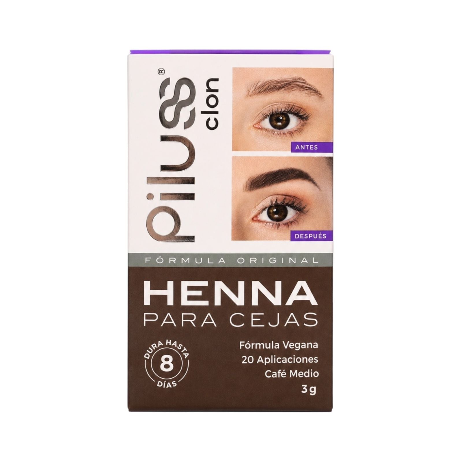 HENNA PARA CEJAS 3G TONO CAFE MEDIO PILUSS