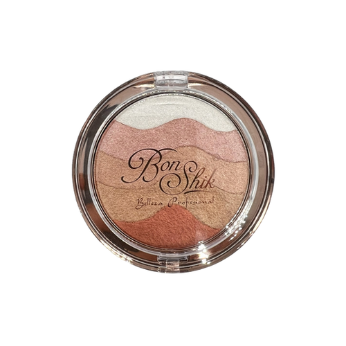 RUBOR SATINADO 4 TONOS LUJO BON SHIK
