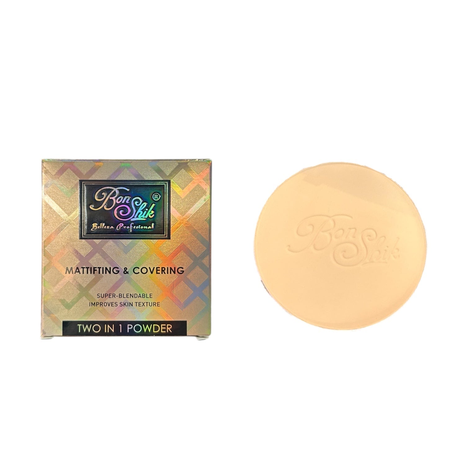 POLVO COMPACTO MATTIFTING & COVERING BON SHIK