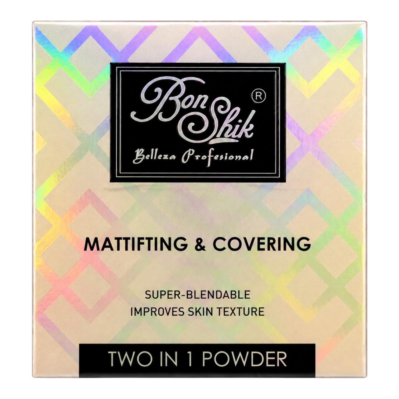 POLVO COMPACTO MATTIFTING & COVERING BON SHIK