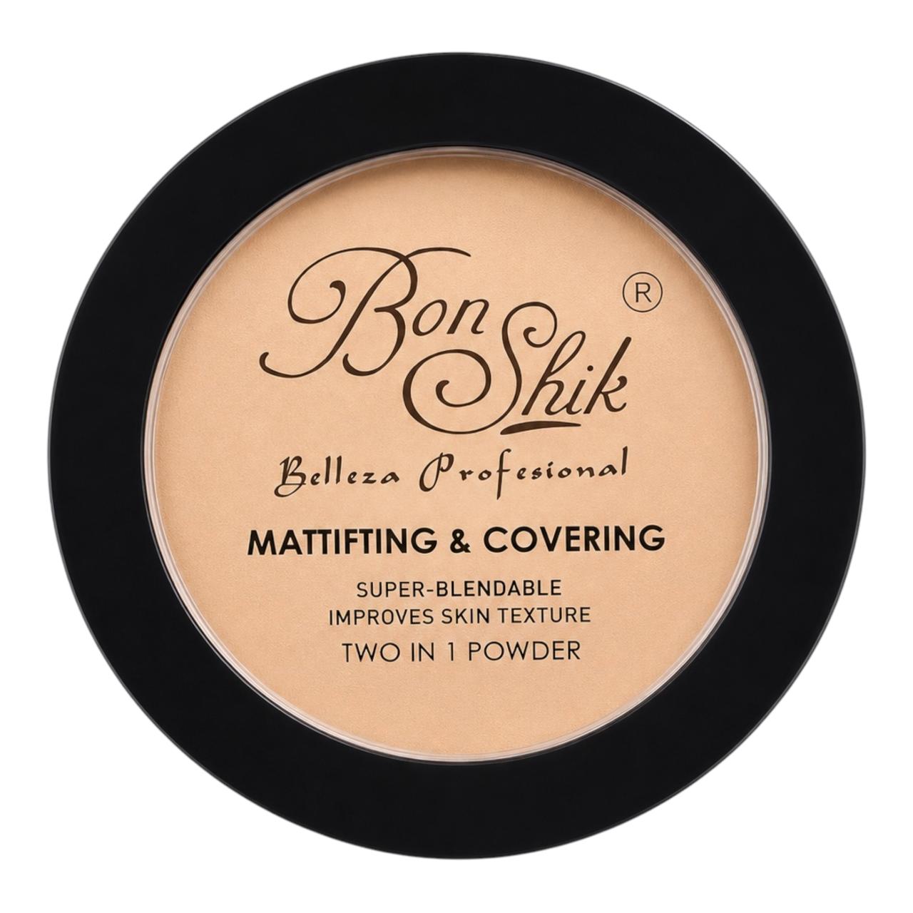 POLVO COMPACTO MATTIFTING & COVERING BON SHIK