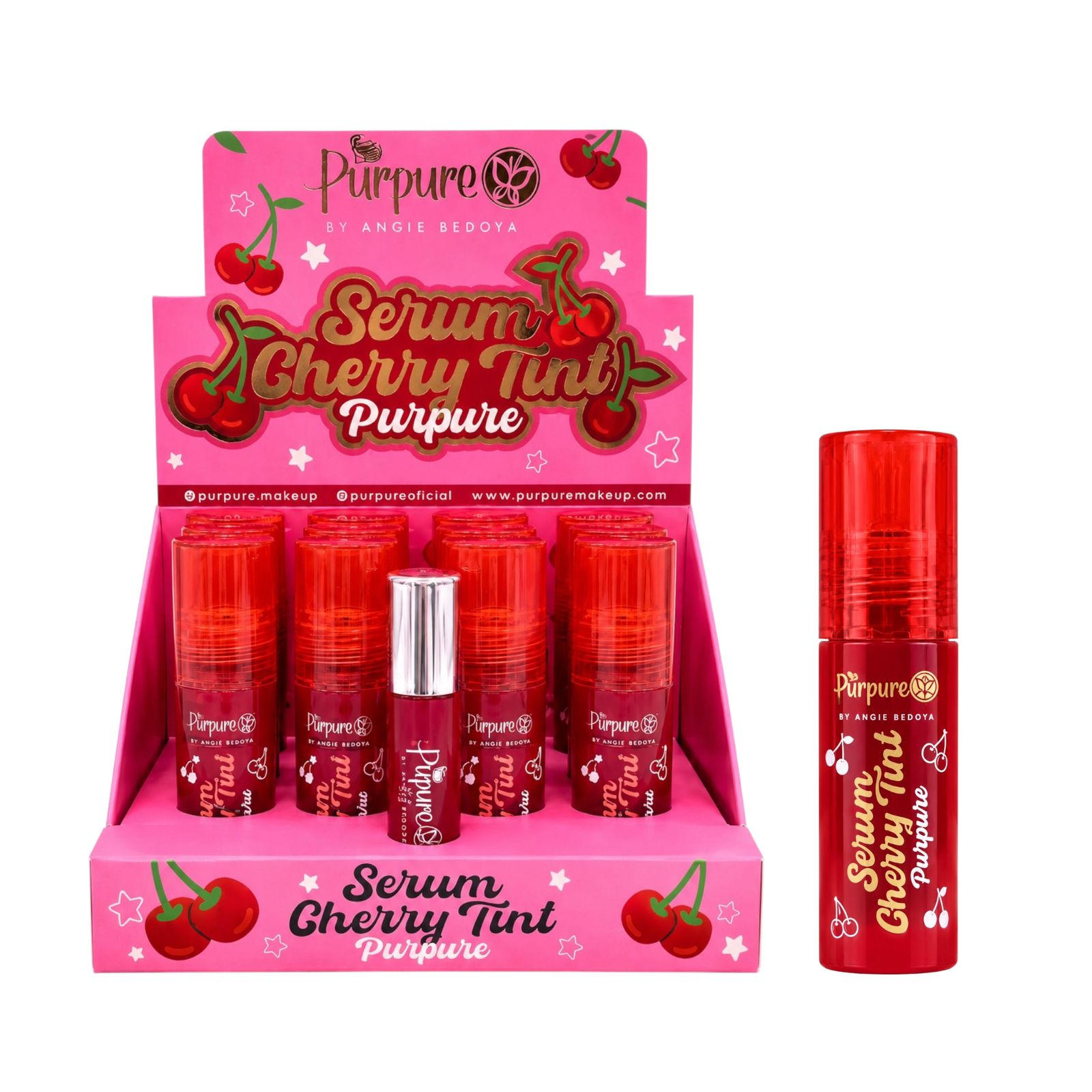 TINTA DE LABIOS SERUM CHERRY TINT PURPURE