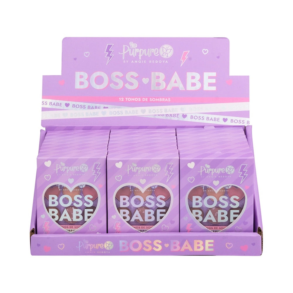 PALETA DE SOMBRAS X12 TONOS BOSS BABE PURPURE