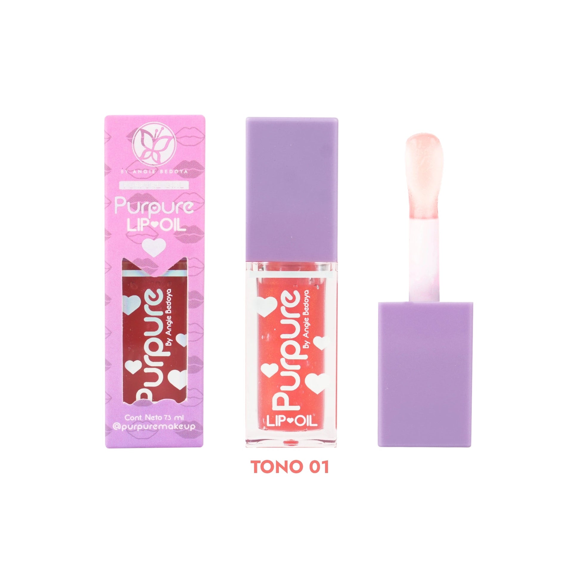 LIP OIL CUADRADO 7.3ML PURPURE