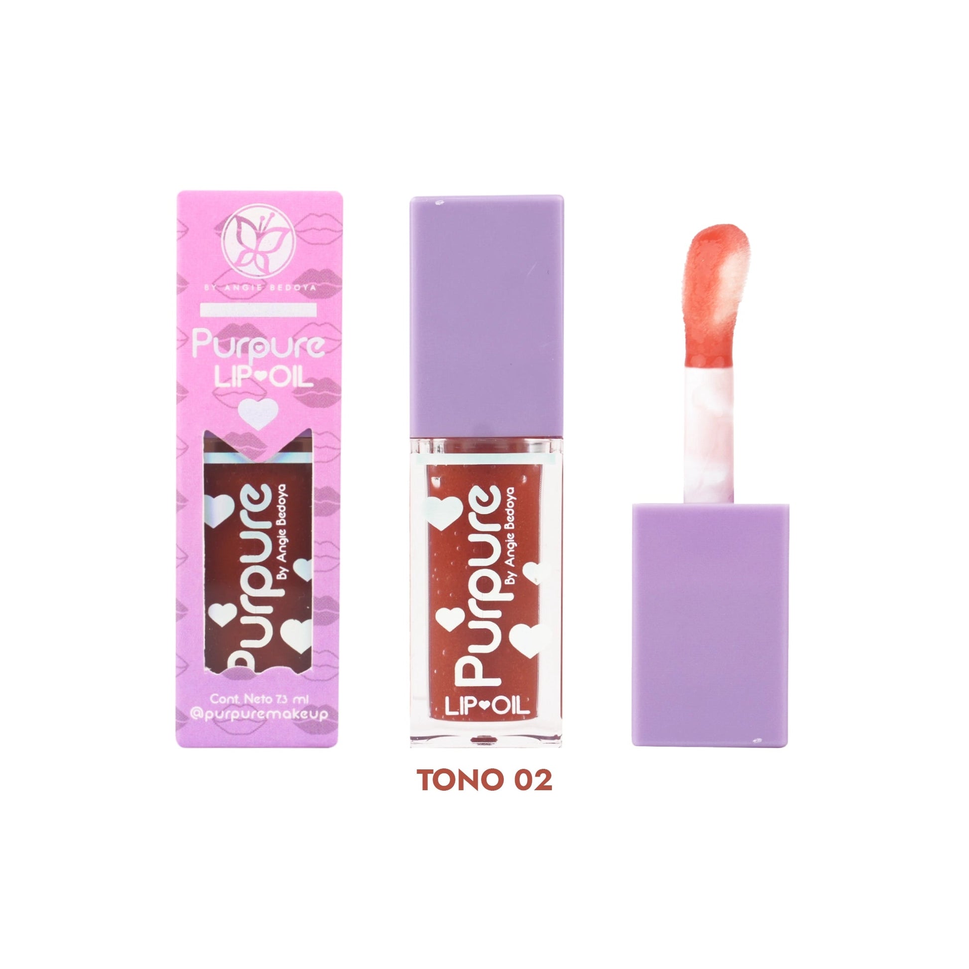 LIP OIL CUADRADO 7.3ML PURPURE