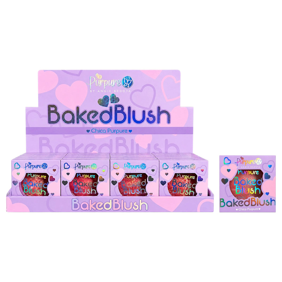 RUBOR EN POLVO SATINADO BAKED BLUSH PURPURE
