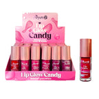 BRILLO GLOSS CON COLOR LIP GLOW CANDY PURPURE