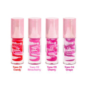 BRILLO GLOSS CON COLOR LIP GLOW CANDY PURPURE