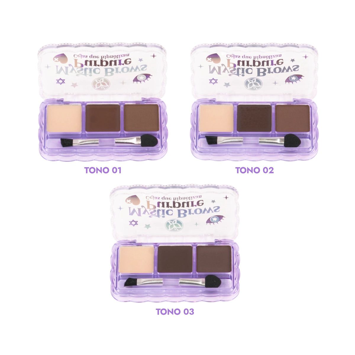 KIT DE CEJAS MYSTIC BROWS PURPURE