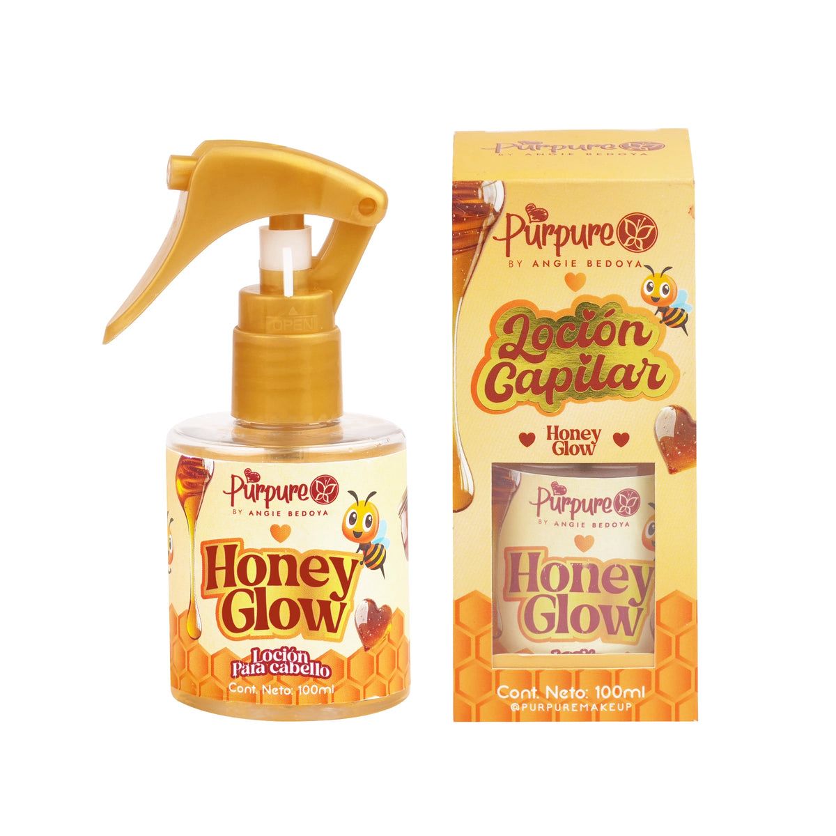 LOCION CAPILAR HONEY GLOW 100ML PURPURE