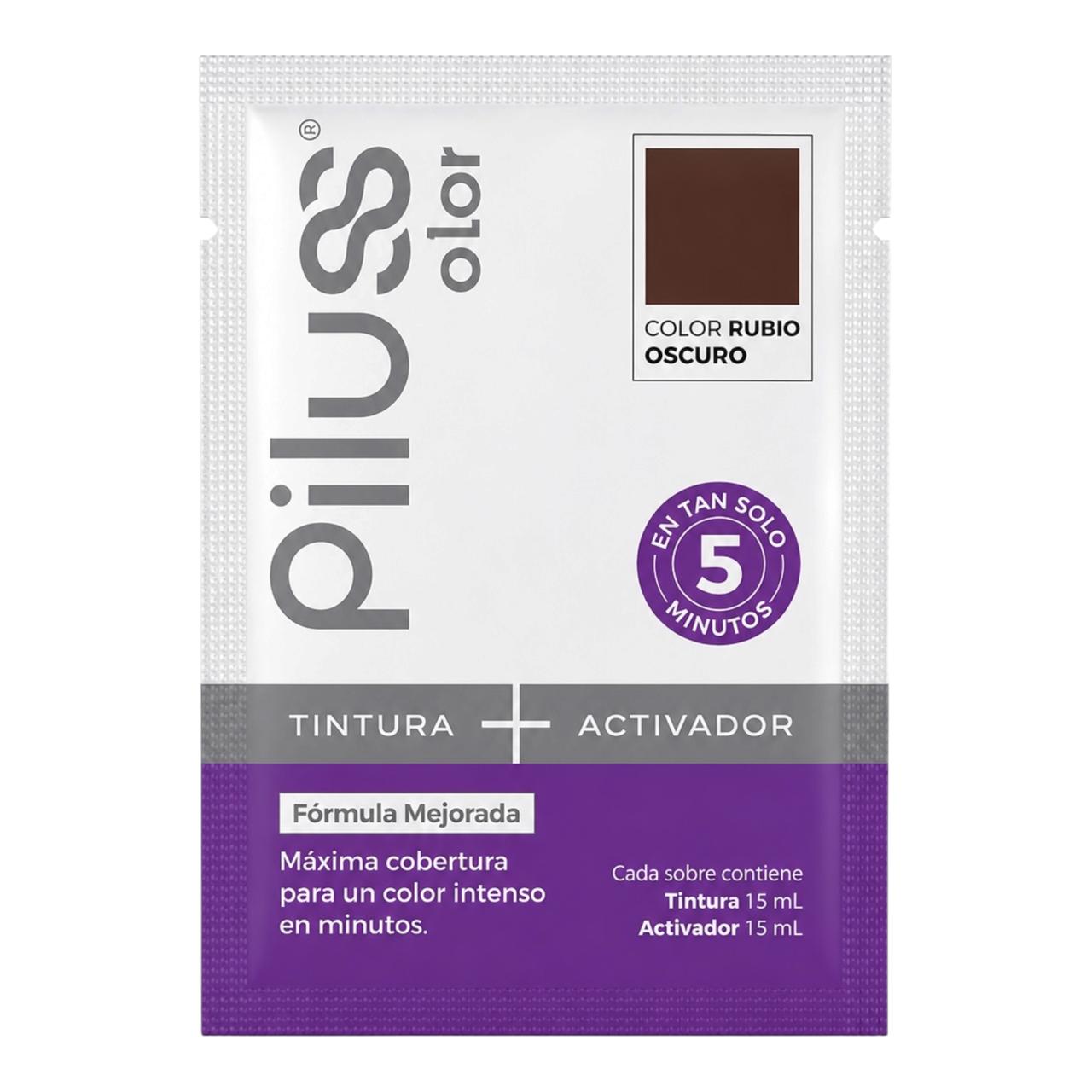 TINTE + ACTIVADOR COLOR RUBIO OSCURO 30ML PILUSS