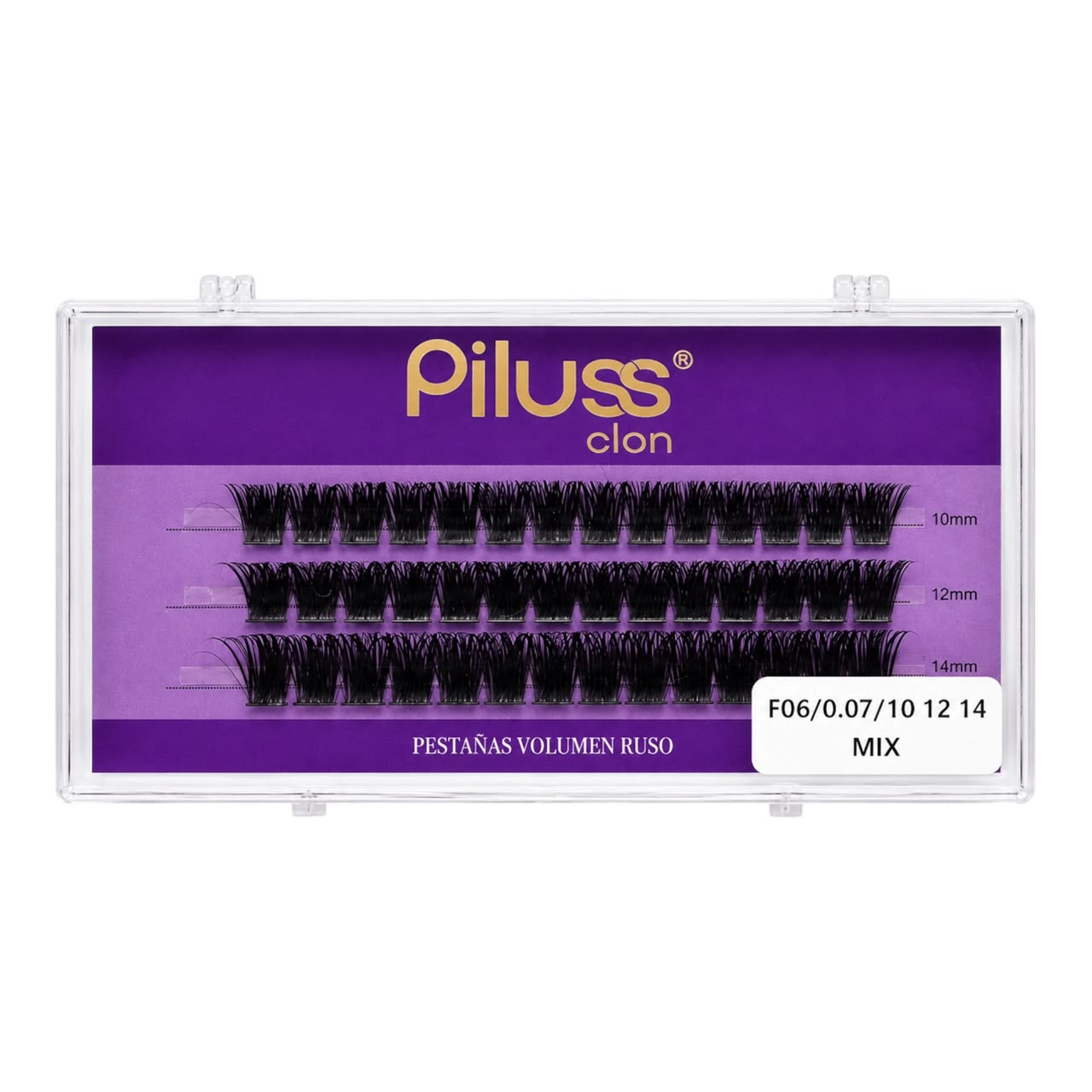PESTAÑAS VOLUMEN RUSO F06MIX PILUSS