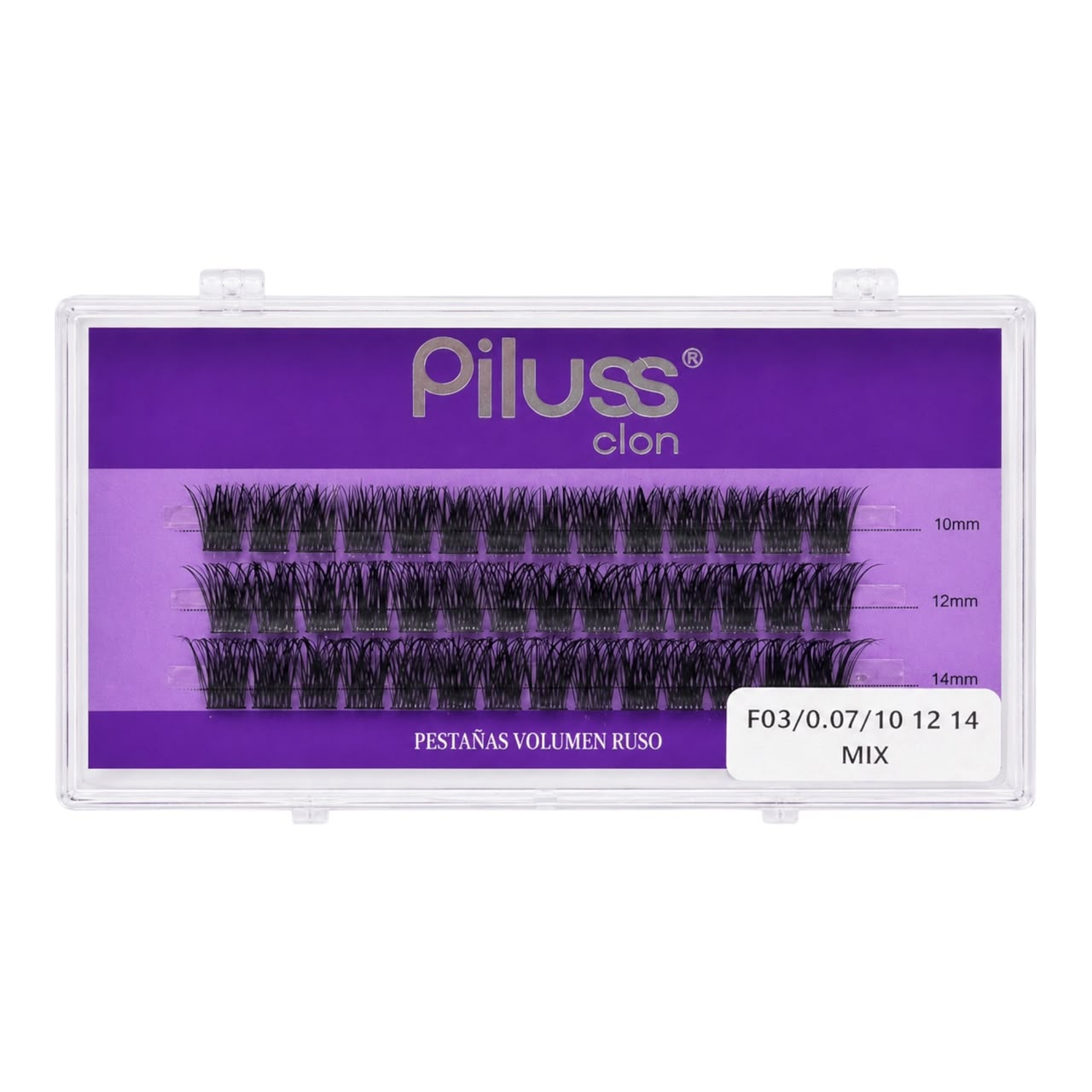 PESTAÑAS VOLUMEN RUSO F03MIX PILUSS