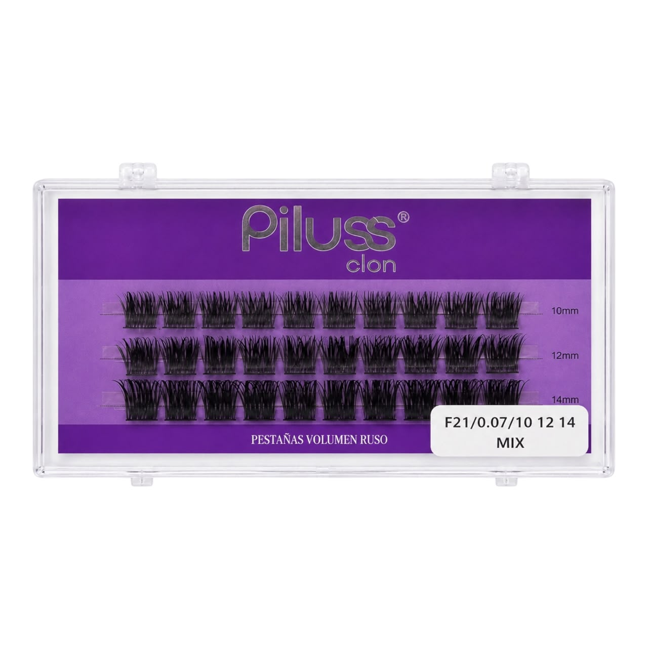 PESTAÑAS VOLUMEN RUSO F21MIX PILUSS