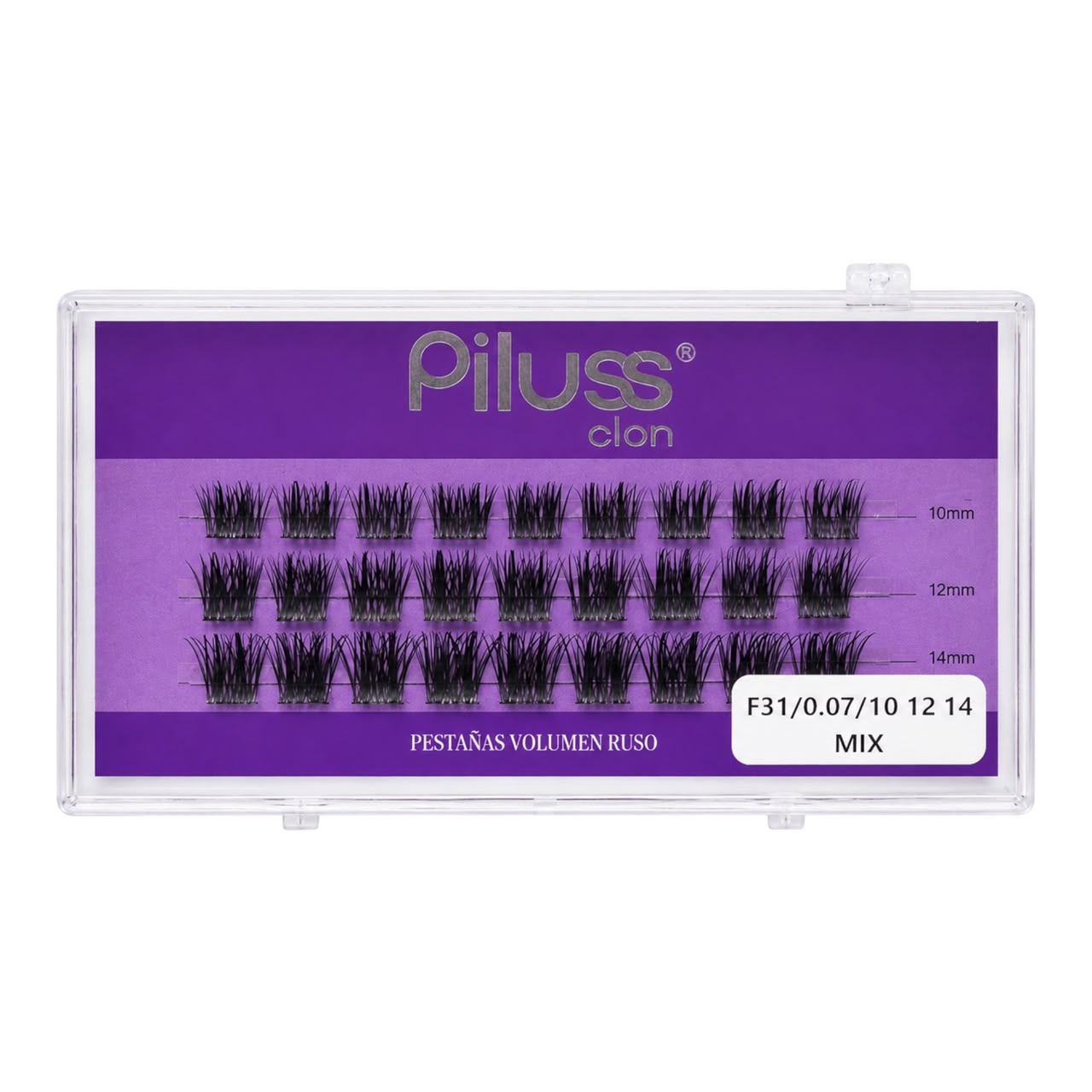 PESTAÑAS VOLUMEN RUSO F31MIX PILUSS