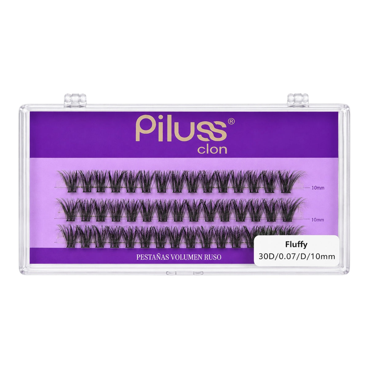PESTAÑAS VOLUMEN RUSO FLUFFY 30D10MM PILUSS