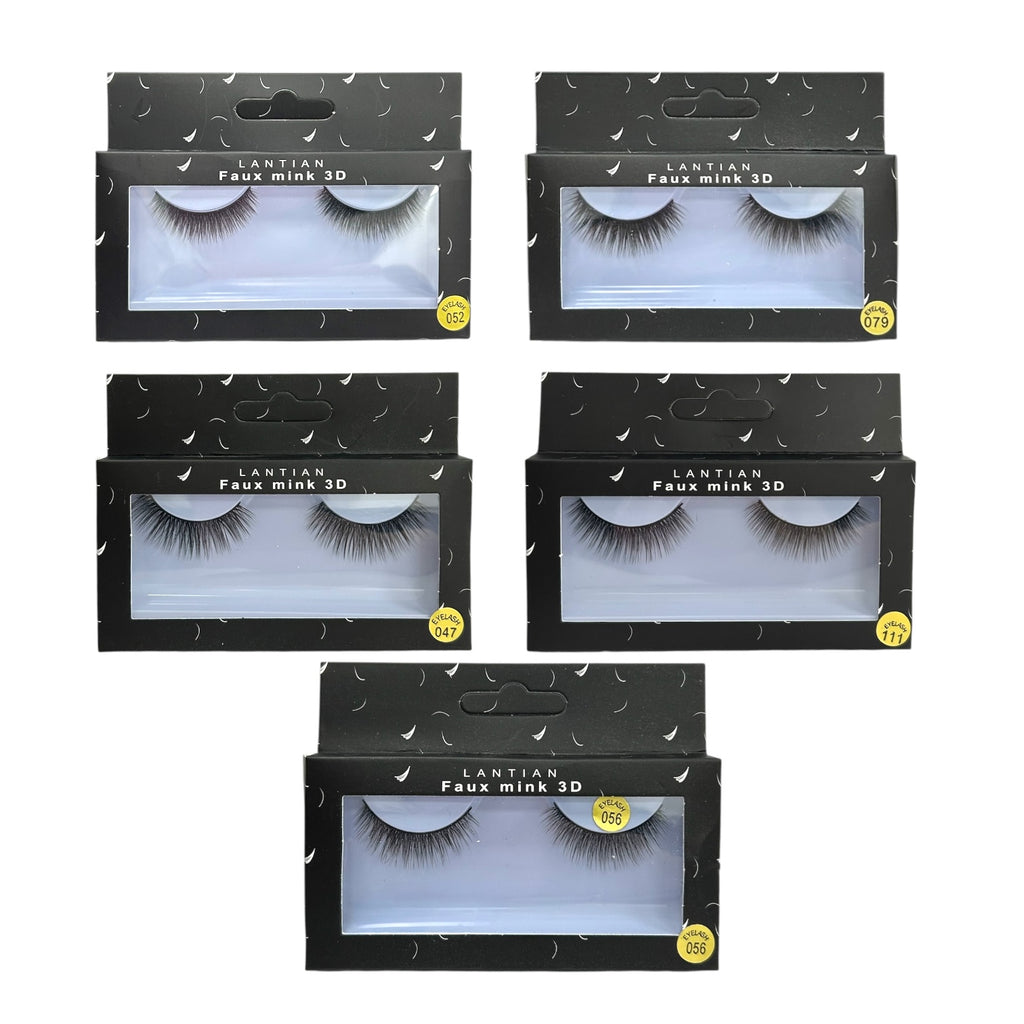 PESTAÑAS ENTERAS FAUX MINK 3D LANTIAN