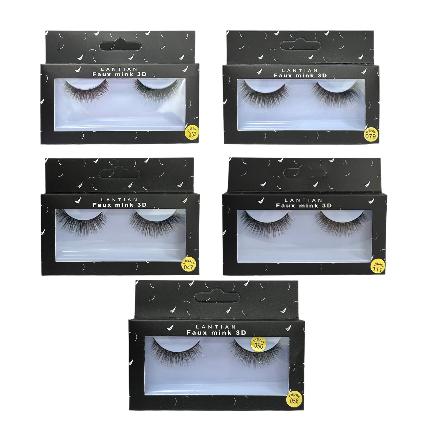 PESTAÑAS ENTERAS FAUX MINK 3D LANTIAN