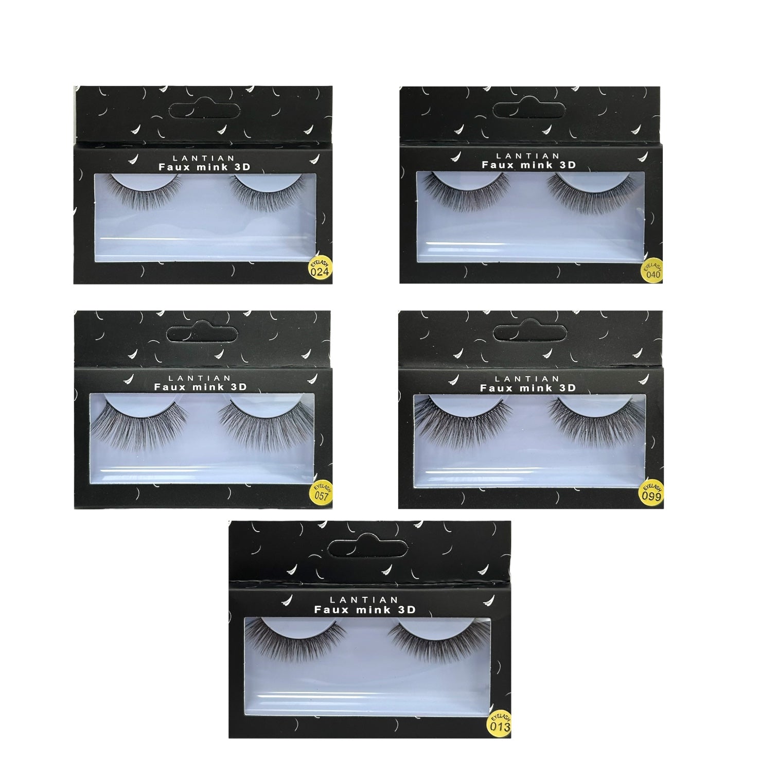 PESTAÑAS ENTERAS FAUX MINK 3D LANTIAN